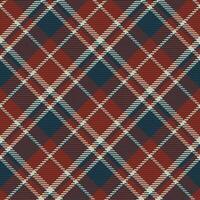 Seamless pattern of scottish tartan plaid. Repeatable background with check fabric texture. Vector backdrop striped textile print.