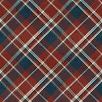 Seamless pattern of scottish tartan plaid. Repeatable background with check fabric texture. Vector backdrop striped textile print.