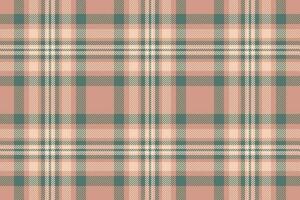 Textile check background of seamless texture fabric with a tartan plaid pattern vector. vector