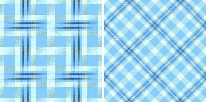 Textile texture plaid of seamless tartan check with a fabric pattern vector background.