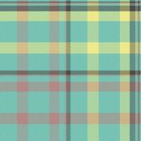 Background check seamless of plaid fabric pattern with a textile tartan texture vector. vector