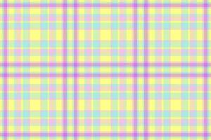 Fabric check pattern of tartan seamless textile with a background texture vector plaid.