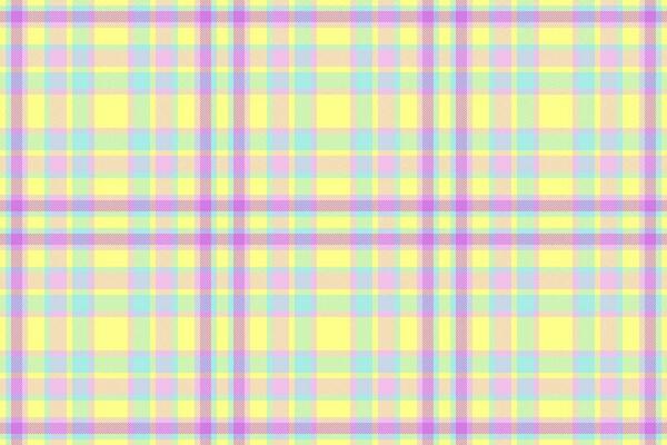 Fabric check pattern of tartan seamless textile with a background texture vector plaid.