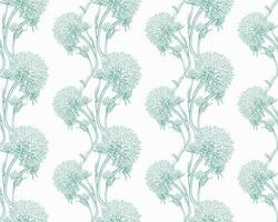 fondo transparente de patrón floral. diseño de papel tapiz de follaje y flores de la naturaleza. vector