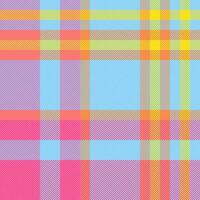 Fabric texture pattern of textile plaid check with a tartan background seamless vector. vector