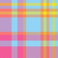 Fabric texture pattern of textile plaid check with a tartan background seamless vector. vector