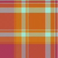 Vector texture tartan of seamless fabric pattern with a check plaid textile background.