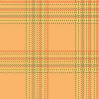 Seamless check textile of vector texture pattern with a tartan plaid fabric background.