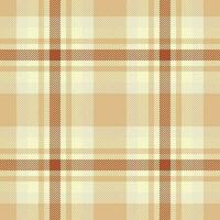 Plaid textile texture of check fabric background with a tartan vector pattern seamless.
