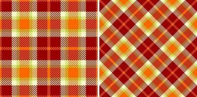 Check fabric background of pattern texture vector with a textile seamless tartan plaid.