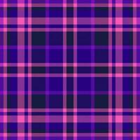 Tartan plaid pattern of seamless texture vector with a textile fabric check background.