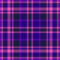 Tartan plaid pattern of seamless texture vector with a textile fabric check background.