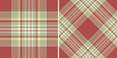 Vector check background of plaid tartan textile with a pattern seamless fabric texture.