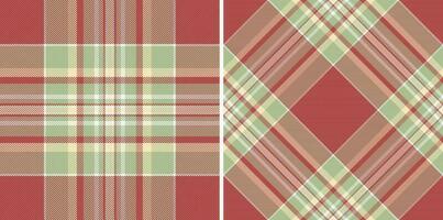 Vector check background of plaid tartan textile with a pattern seamless fabric texture.