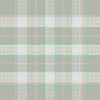 Plaid check pattern in pink. Seamless fabric texture. Tartan textile print. vector