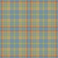 Plaid seamless pattern. Check fabric texture. Vector textile print.