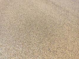 Beach wet sand texture. Sandy shore beige background. photo