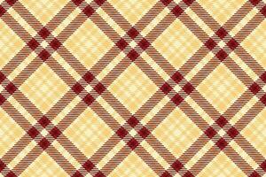 Check seamless vector of tartan background texture with a textile fabric pattern plaid.