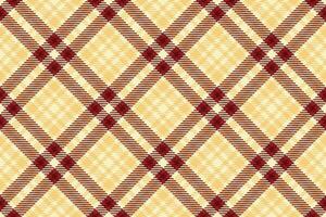 Check seamless vector of tartan background texture with a textile fabric pattern plaid.