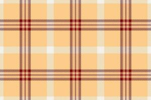 Texture background fabric of seamless plaid check with a vector tartan pattern textile.