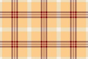 Texture background fabric of seamless plaid check with a vector tartan pattern textile.