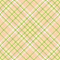 Plaid check pattern of tartan textile texture with a fabric seamless vector background.