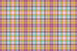 Seamless tartan check of textile vector background with a texture fabric plaid pattern.