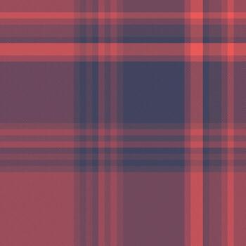 Seamless background texture of vector textile fabric with a check pattern tartan plaid.