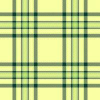 Plaid textile pattern of fabric seamless texture with a background tartan vector check.