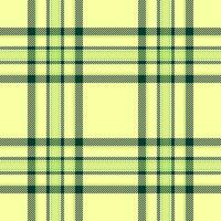 Plaid textile pattern of fabric seamless texture with a background tartan vector check.