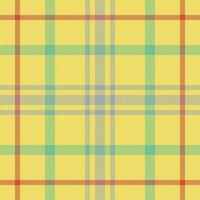 Plaid check pattern. Seamless fabric texture. Tartan textile print. vector