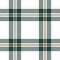 Plaid seamless pattern. Check fabric texture. Vector textile print.