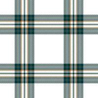 Plaid seamless pattern. Check fabric texture. Vector textile print.