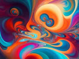 Abstract bright acrylic painted background. Oil paint art texture. Color vivid pattern of creative ink painting. photo