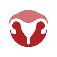 Uterus vector icon