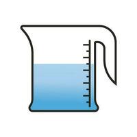 Cup scale icon vector