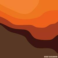 Desert background design vector