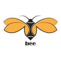 diseño de logotipo de abeja vector