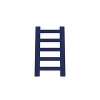 ladder icon on white, vector