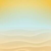 Gradient background. Beach and sea concept. vector