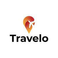 viajero moderno excursión logo diseño vector