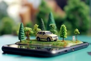 travel position mobile point location map navigation direction gps phone. . photo