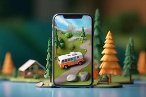 phone gps mobile travel navigation map direction location position point. . photo