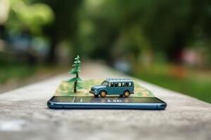map navigation phone point direction gps location mobile travel position. . photo