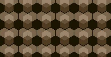 abstract hexagon background design vector