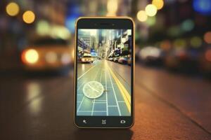 direction phone position mobile navigation gps travel location point map. . photo