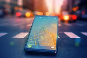 map navigation travel location position mobile point gps phone direction. . photo