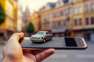 gps phone position mobile navigation point map direction travel location. . photo