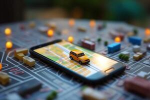 navigation mobile direction map gps phone location position travel point. . photo