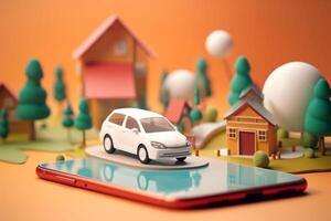 location mobile navigation travel gps direction phone position map point. . photo